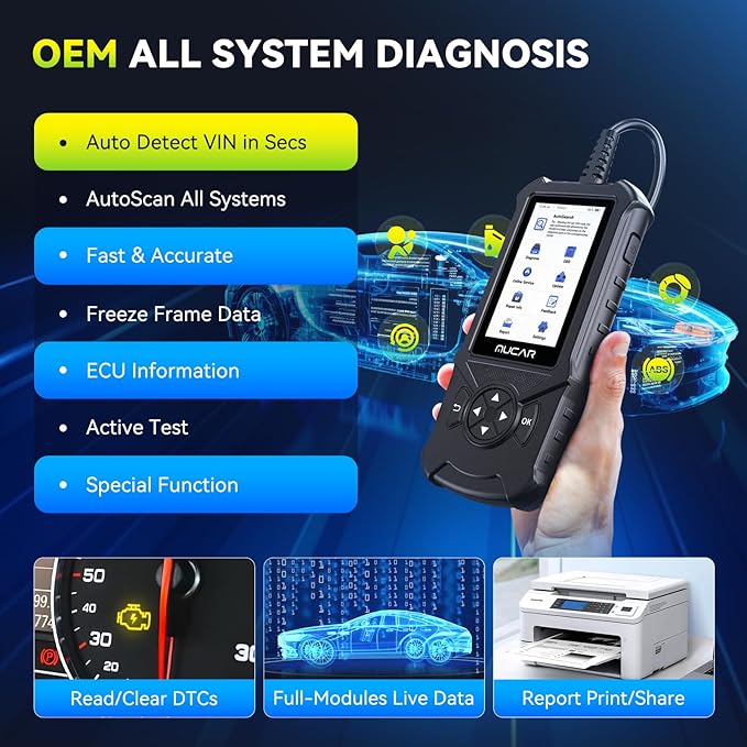 MUCAR CDE900S Bidirectional Scan Tool Fit - Image 6