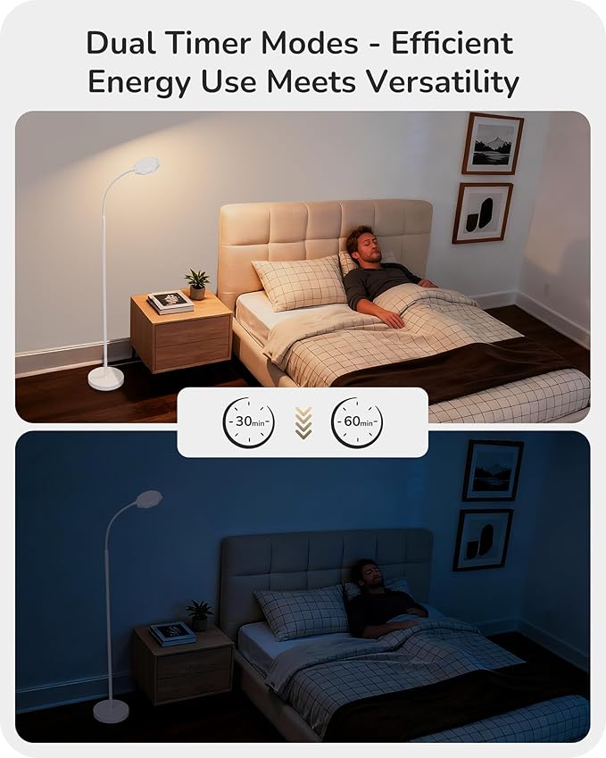 EDISHINE Gooseneck Floor Lamp, 1300LM LED Floor Lamps - Image 6