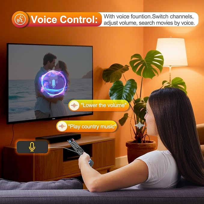 Backlight V5 Pro Voice Remote Control Replacement Compatible - Image 3