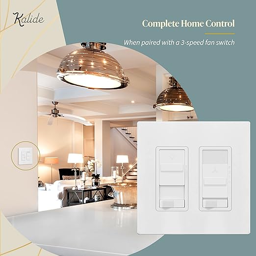 TOPGREENER Dimmer Light Switch for 200W Dimmable LED/CFL Lights, Single - Image 8