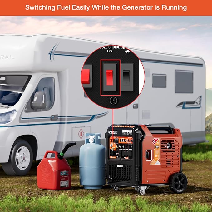 AIVOLT 11250 Wattages Super Quiet Gas Propane Powered Outdoor Generator - Image 4
