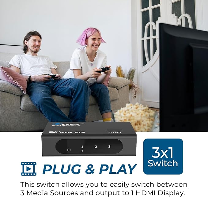 OREI HDMI Switcher with 4K@120Hz 4:4:4 / 8K@60Hz 4:2:0 - Image 8