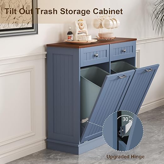 Tilt Out Trash Can Cabinet - Image 9