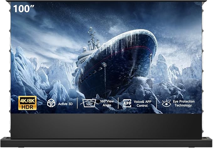 IN&VI Motorized ALR Floor Rising Projector Screen by INVI