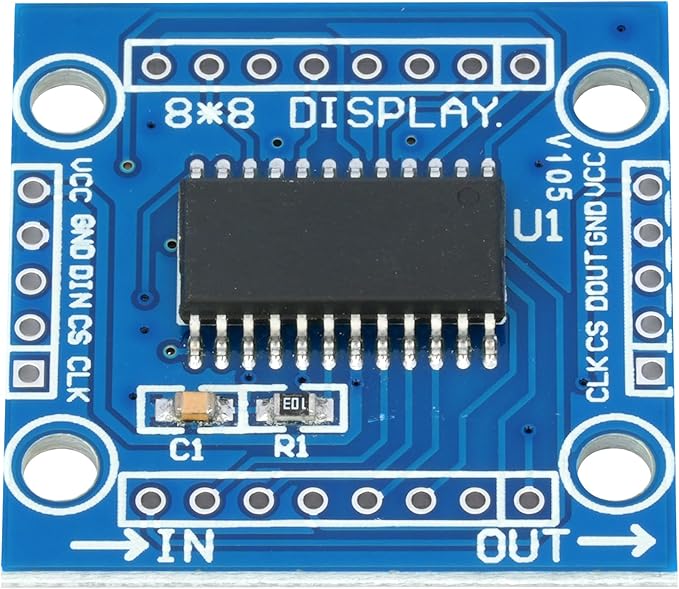 MTDELE 5Pcs MAX7219 5V 8 * 8 Dot Matrix LED Display Module Kit Control - Image 5