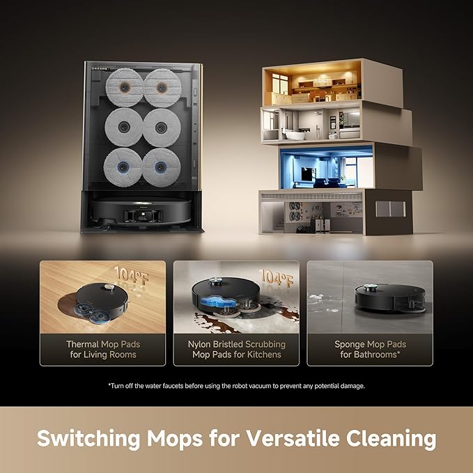 DREAME Matrix10 Ultra Robot Vacuum and Mop, 3.14inch Obstacle Clearing - Image 2