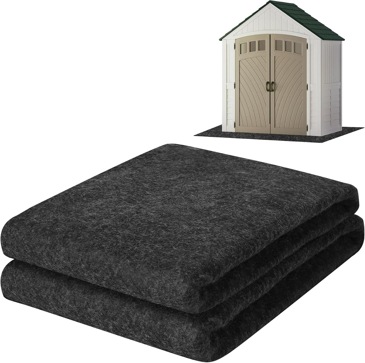 tolanbbt outdoor storage shed floor mat, 6.6 x, main product view