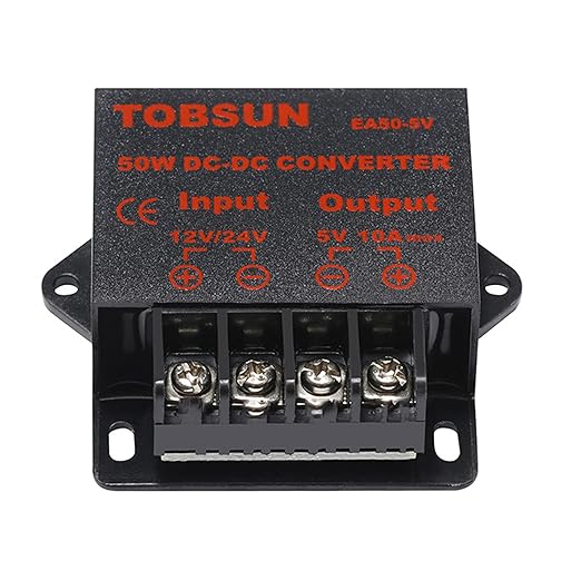 MGGi DC 12V 24V to 5V 10A 50W Voltage Reducer Converter Regulator, Step Down by MGGi