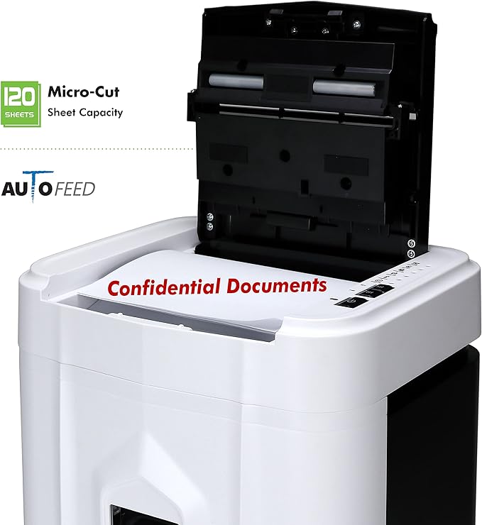 Aurora AU120MB 120-Sheet Auto Feed High Security Micro-Cut Paper Shredder / 30 - Image 3
