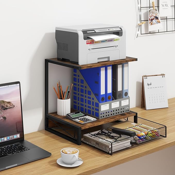 ELITEROO 2-Tier Desktop Printer Stand - Image 2