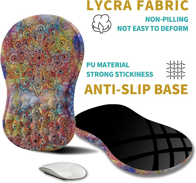 Hokafenle Ergonomic Mouse Pad Wrist Support, Wrist Rest Mousepad - Image 5