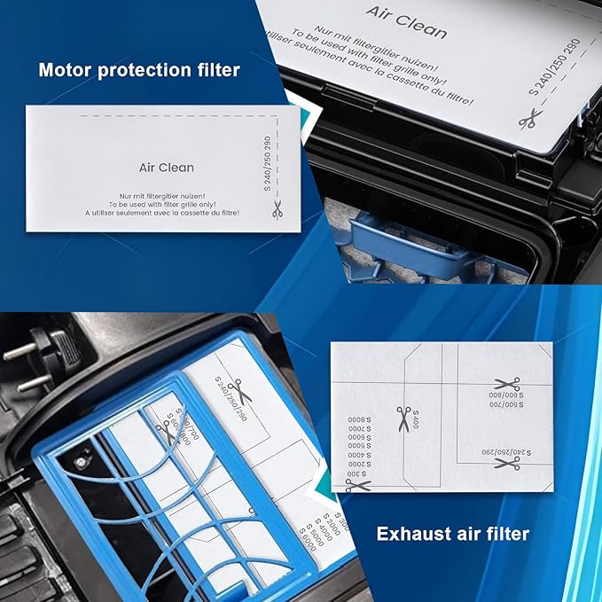 Pymin 6pcs engine protection filter and 6pcs vacuum cleaner filter set - Image 5