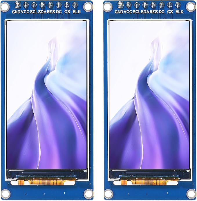 XIITIA 2pcs 1.9" SPI TFT LCD Display Module 170x320 RGB LCD Screen 3.3V ST7789 by XIITIA