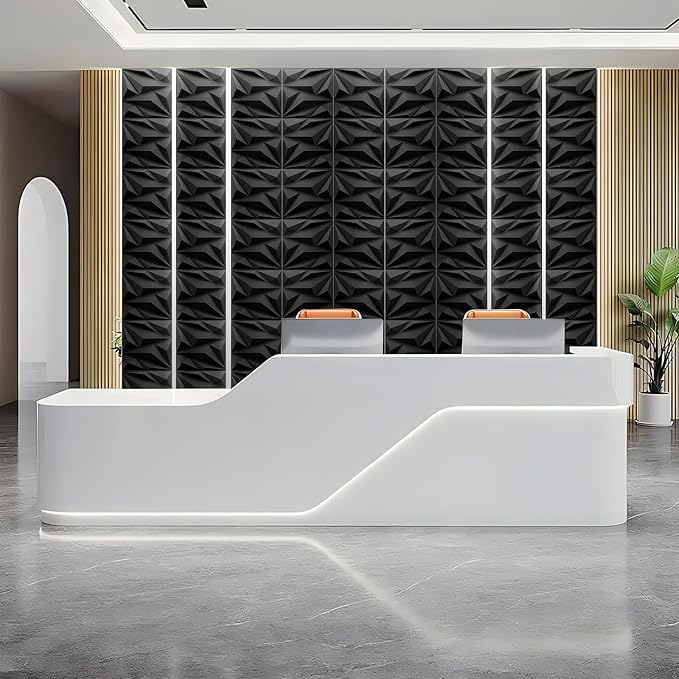 33 Pack 3D Textured Wall Panels 12x12'' – Durable PVC Wall Coverings, Easy - Image 8