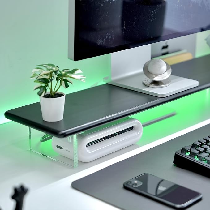 ROCDEER Bamboo Monitor Stand Riser - Image 6