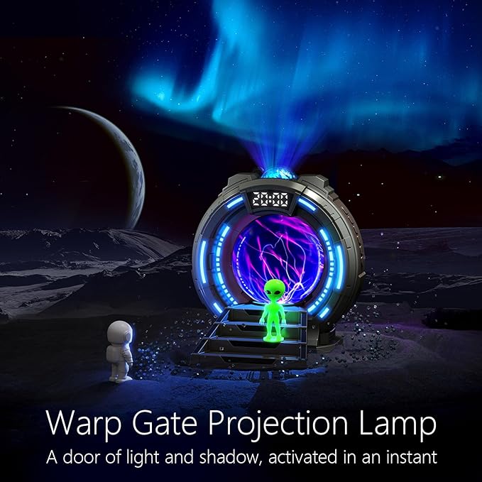 Astronaut Aurora Star Sky Projector, Plasma Globe Lamp/Star Light Projector - Image 2
