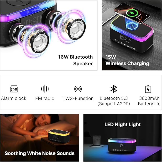 AUVODA S300 Portable Bluetooth Speaker - Image 2