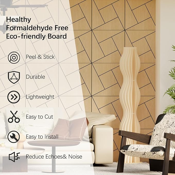 ARMURO 4 Packs Acoustic Wall Panels - Image 5