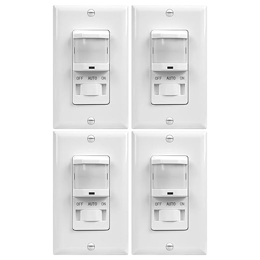 TOPGREENER Occupancy/Vacancy PIR Motion Sensor Light Switch, CDS Sensor by TOPGREENER