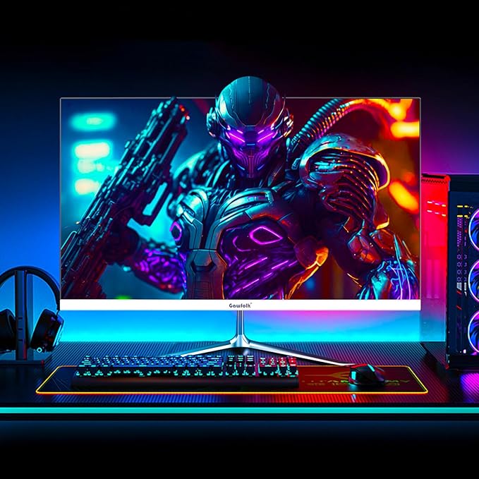 Gawfolk Gaming Monitor 24.5 Inch 200Hz Built-in Speakers, 180hz PC Monitor FHD - Image 4