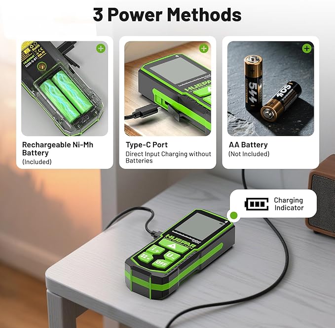 Huepar 330Ft Green Laser Measurement Tool - Image 6