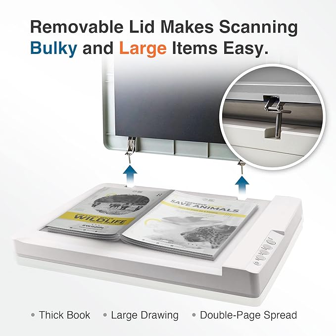 Plustek OS1180 - Flat Scanner for Graphics and Documents in A3 Format, Design - Image 7