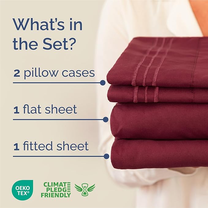 King Size 4 Piece Sheet Set - Image 2