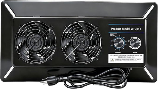 Pewoaoa 220 CFM Crawlspace Vent Fan, by Pewoaoa