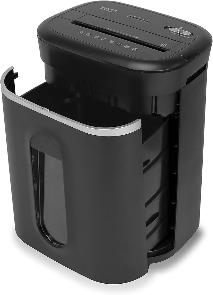 Aurora AU1800XA Anti-Jam 18-Sheet Crosscut Paper/CD and Credit Card Shredder/ - Image 4