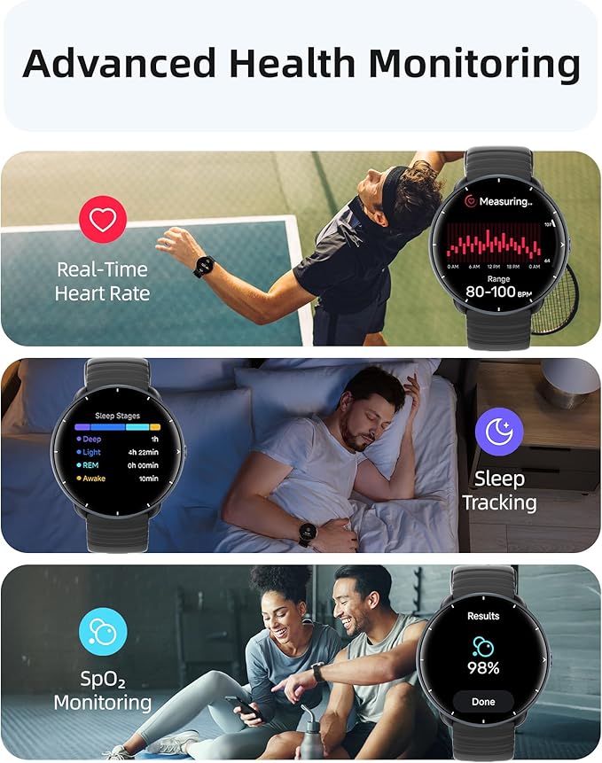 Parsonver Smart Watch for Swimming, 5ATM Waterproof Watch for Pool & Open Water - Image 7