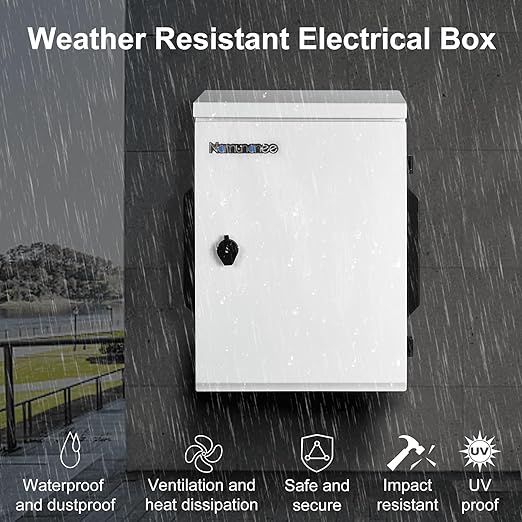 Outdoor Electrical Box, Cold-Rolled Steel Plate, Aluminum Alloy Back Beam - Image 2