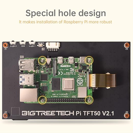 BIGTREETECH Upgrade PITFT50 V2.1 Graphic Smart Display DSI Interface 5 inch LCD - Image 5