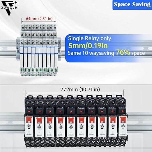 10Pcs 5 Volt Relay Miniature Power Relay 5V DC 6Amp SPDT - Image 7