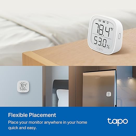 Tapo Smart Temperature and Humidity Monitor, 2.7" E-Ink Display, Swiss-Made - Image 10