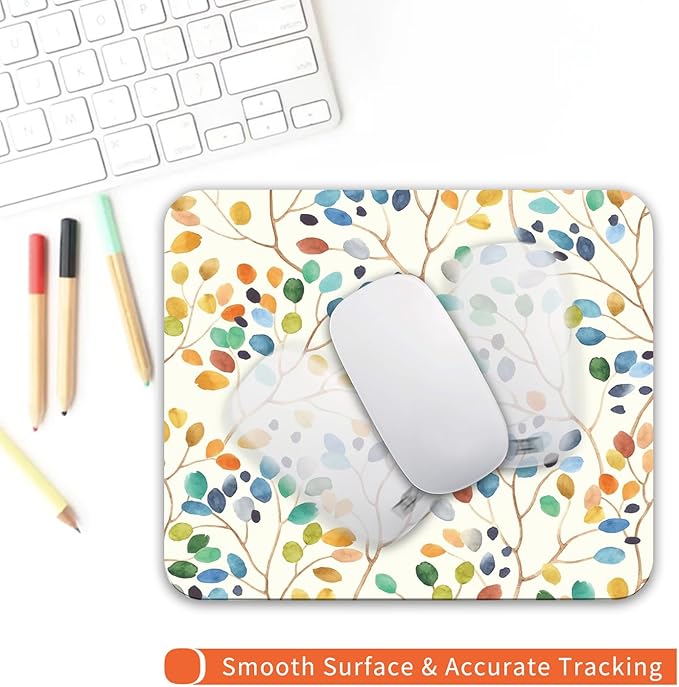 Armanza Square Mouse Pad Colorful Forest, Personalized Premium-Textured Custom - Image 4
