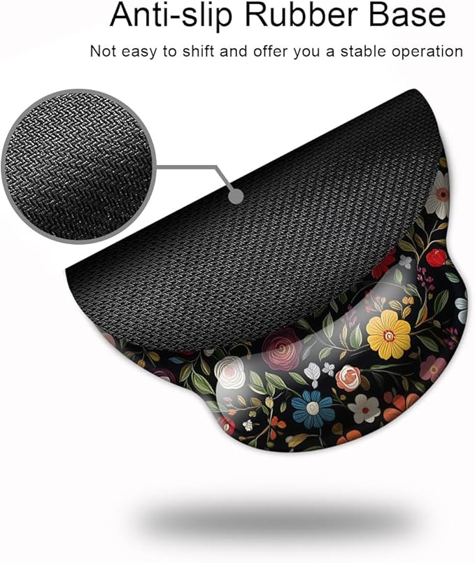 Ergo Comfort Gel Wrist Rest Mouse Pad-Ergonomic Office Mousepad - Image 5