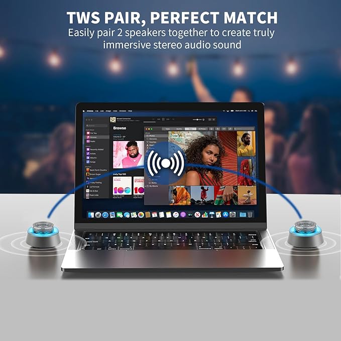 Okjew Bluetooth Shower Speaker, IP67 Waterproof Wireless Speaker - Image 7
