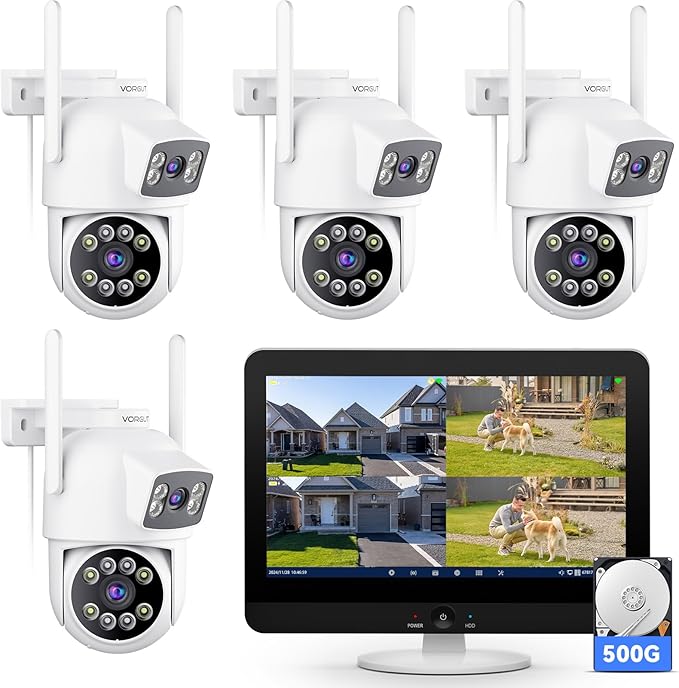 VORGUT Security Camera System Wireless Outdoor by VORGUT