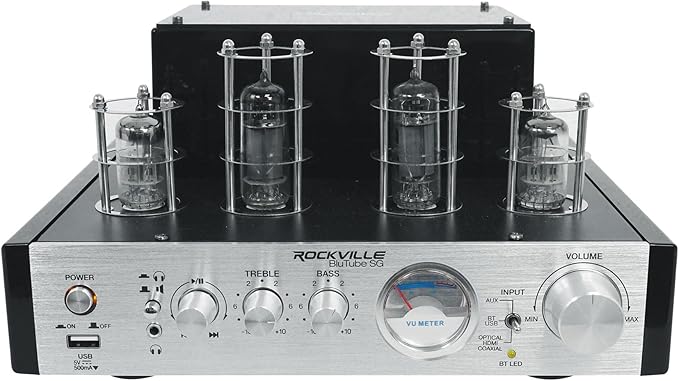 Rockville BluTube SG 70W Home Theater Tube Amplifier Stereo Receiver, by Rockville
