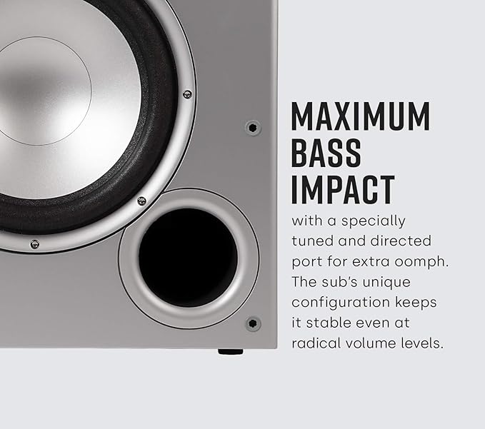 Polk Audio PSW10 10" Powered Subwoofer Home Audio – Power Port Tech, Big Bass - Image 3