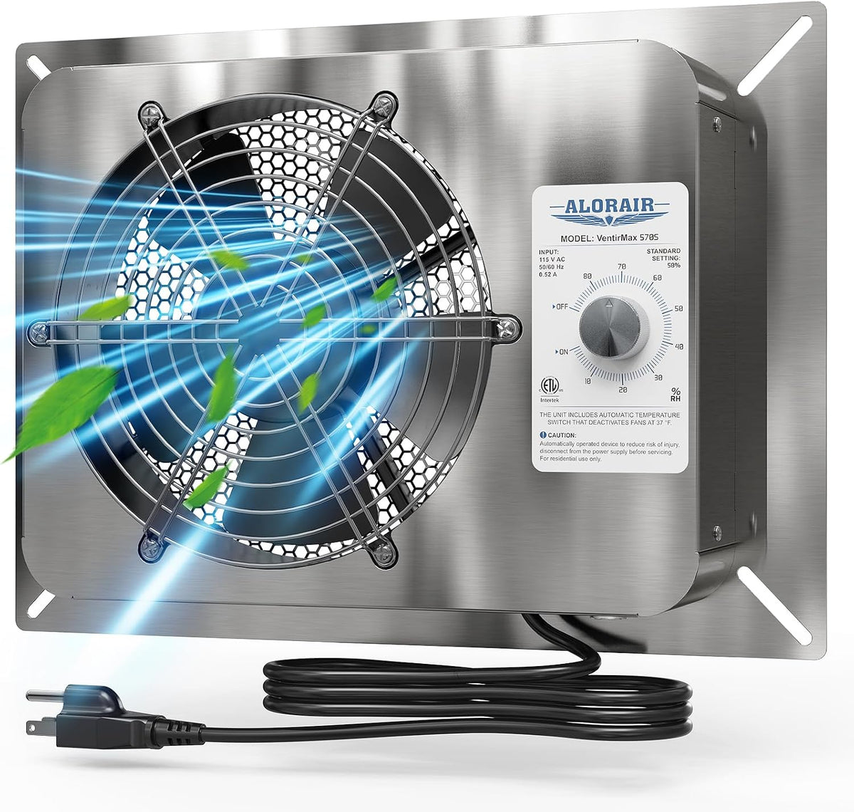 ALORAIR 570CFM Crawlspace Ventilation Fan