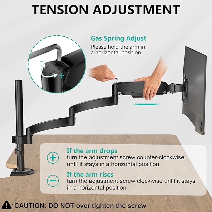 WALI Single Long Monitor Arm - Image 8