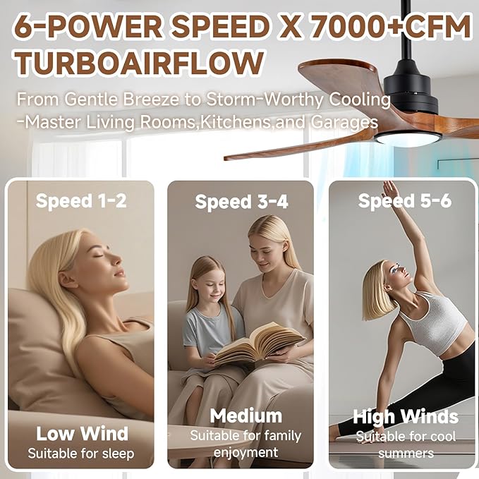 Gaizw 52 Inch Ceiling Fans - Image 5