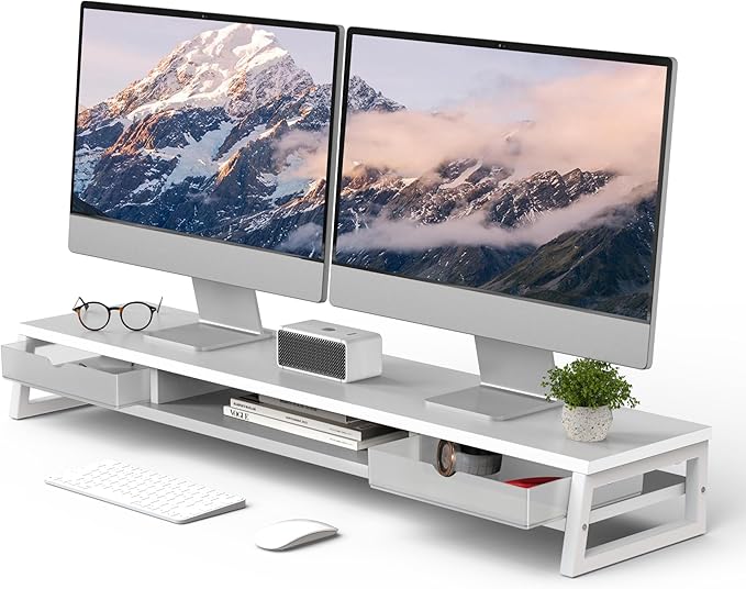 Fenge Dual Monitor Stand, Monitor Riser by Fenge