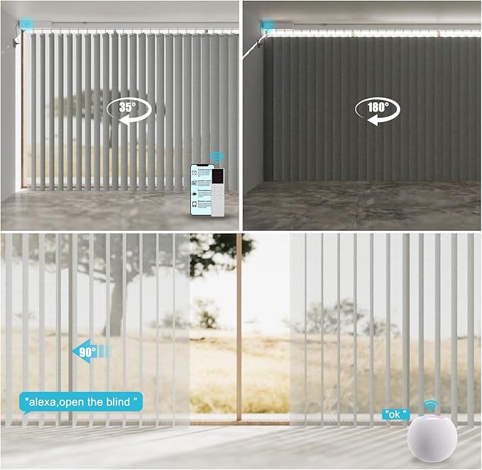 Blindify Motorized Sheer Vertical Blinds - Image 2