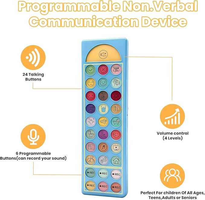 AAC Device for Autism, Non Verbal Communication Tools for Speech Therapy & - Image 3