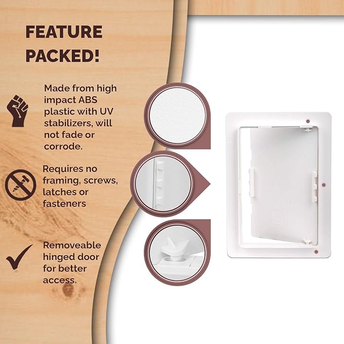 Morvat Access Panel 6x9 Inch for Drywall & Ceiling - Image 4
