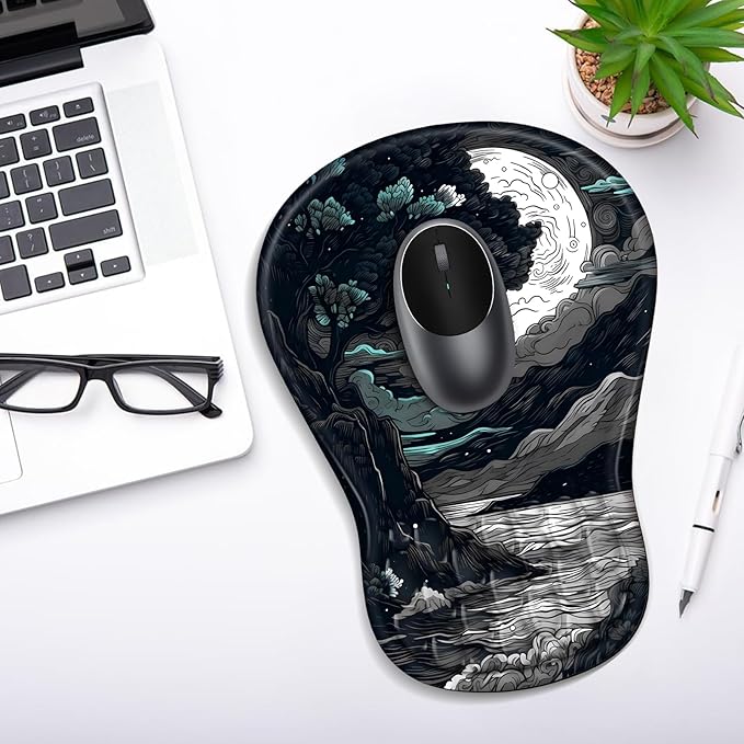 YIWEI Ergonomic Mouse Pad with Wrist Rest - Image 7