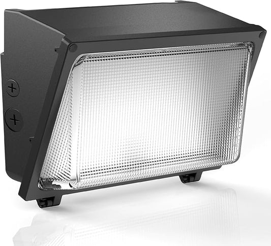 HYPERLITE LED Wall Pack Light: 120W 18000LM Glass Lens Wall Pack LED Exterior by HYPERLITE