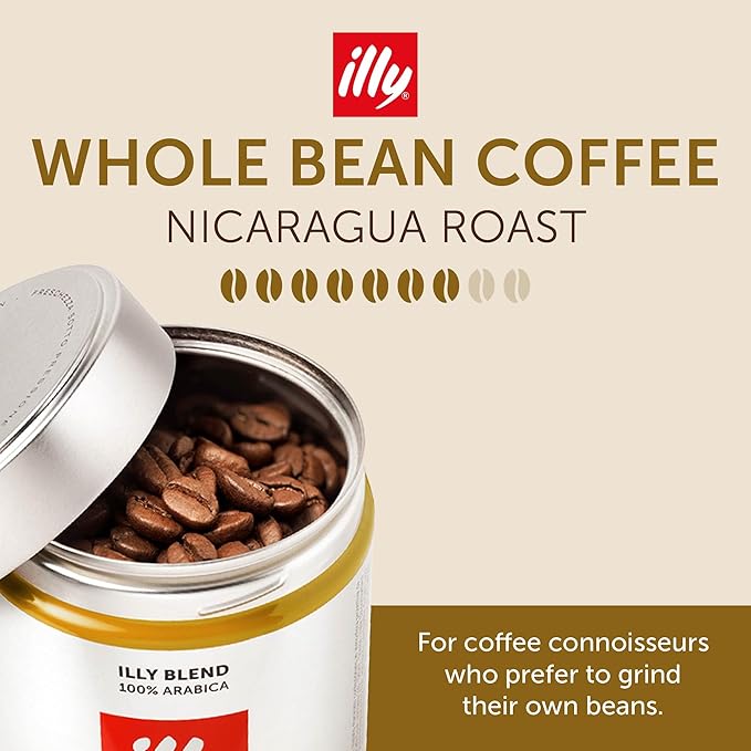 illy Whole Bean Coffee, Nicaragua Single Origin Medium Roast, 100% Arabica - Image 2